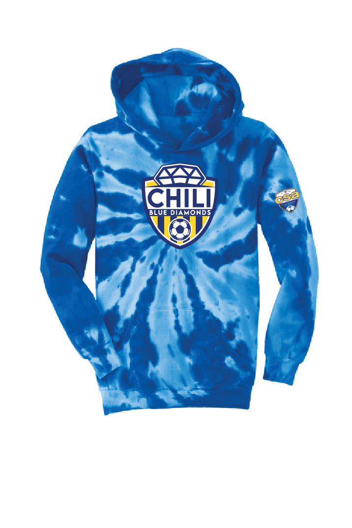 Youth Tie-Dye Pullover Hooded Sweatshirt